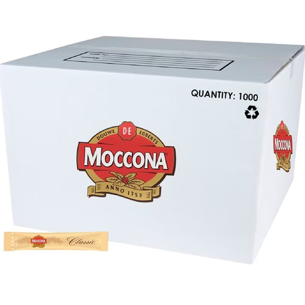 Moccona Classic Medium Roast Instant Coffee Single Serve Sticks Pack 1000