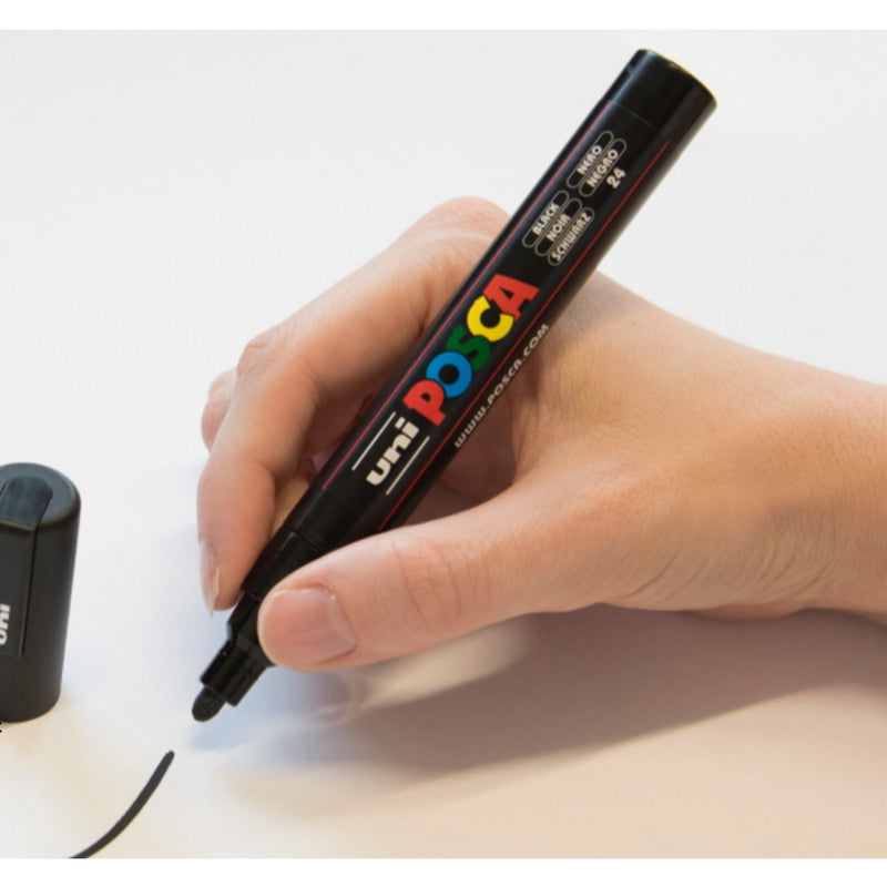 Uni Posca PC5M Paint Markers Medium Bullet Tip 20 Gift Tin Set