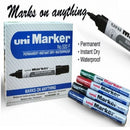 Uni-Ball Permanent Markers 520 Bullet Tip 3mm Black Box 12