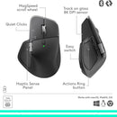 Logitech MX Master 4 for Business Ergonomic Wireless Mouse Graphite