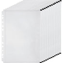 Stack of white index cards with black text on a white background