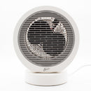 Nero Globo Oscillating Fan Heater 2000W Cool Warm Hot Adjustable Euro Design