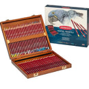 Derwent 48 Pastel Coloured Pencils Wooden Box Set Artists