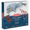 Derwent 48 Pastel Coloured Pencils Wooden Box Set Artists