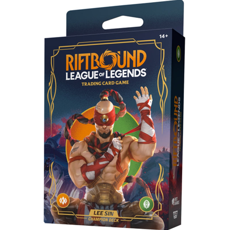 Riftbound: League of Legends TCG Set One Origins Champion Deck Cards Lee Sin
