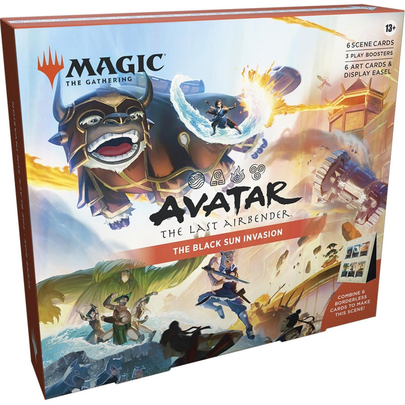 Magic the Gathering Avatar Last Airbender Black Sun Invasion Scene Box Cards Boosters Display
