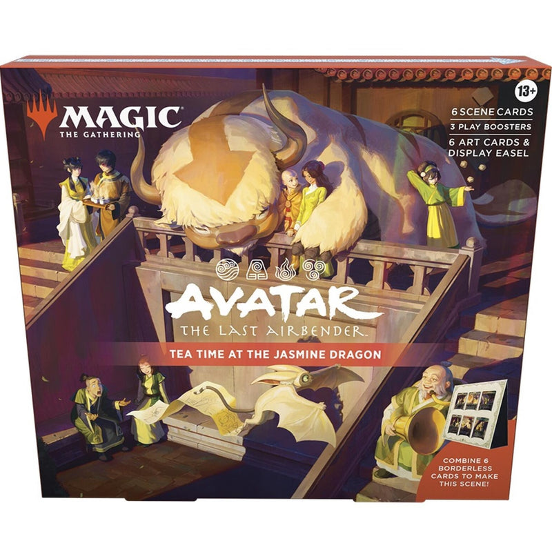 Magic the Gathering Avatar Last Airbender Tea Time Jasmine Dragon Scene Box Cards Boosters Display