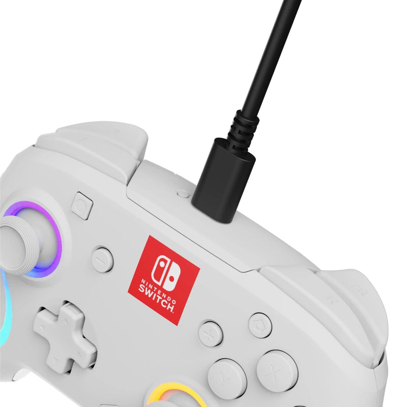 PDP Afterglow Wave Wireless Controller Nintendo Switch White