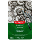 Derwent Academy Pencils Sketching Graphite Tin 12