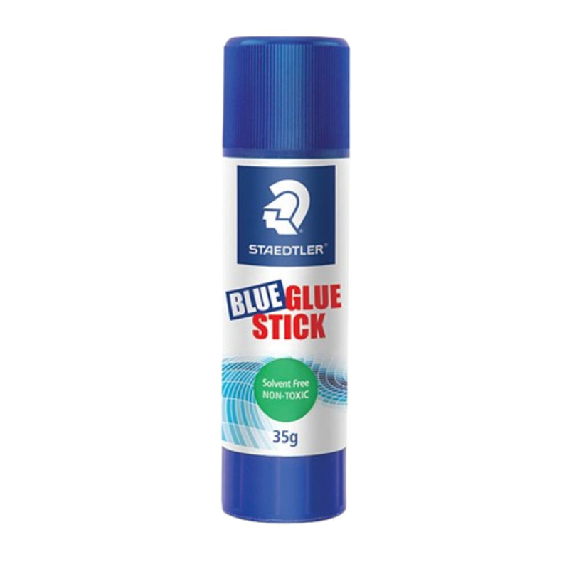 Staedtler Glue Stick Blue Blu 35g Dries Clear Box 10