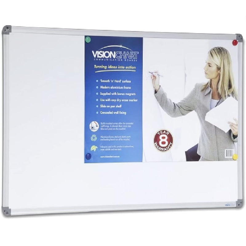Visionchart Communicate Magnetic Whiteboard 900 X 900Mm