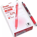 Pentel BL77 Energel Gel Ink Pen Retractable Medium 0.7mm Red Box 12