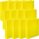 Marbig Clear View Insert Ring Binder Folder 2D 38mm A4 Yellow Box 12