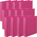 Marbig Clear View Insert Ring Binder Folder 2D 38mm A4 Pink Box 12