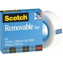 Scotch 811 Removable Magic Tape Roll 19mmx33m