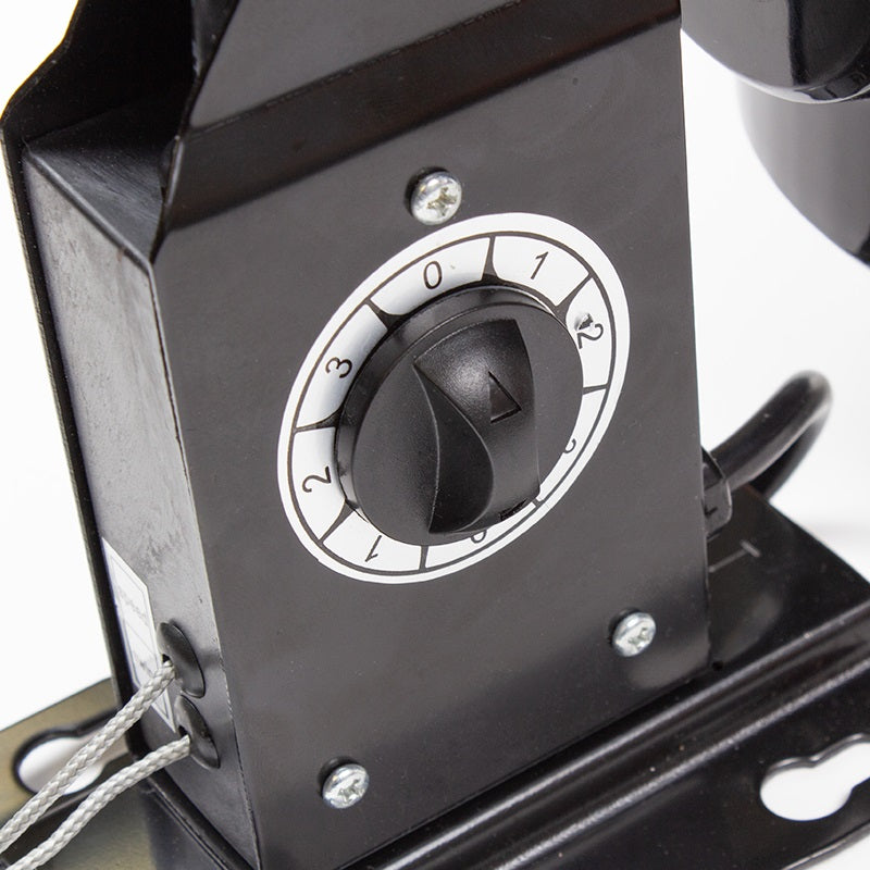 Nero Black Industrial Wall Mount Fan 45cm Aluminium Blades 3 Speed