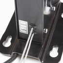 Nero Black Industrial Wall Mount Fan 45cm Aluminium Blades 3 Speed