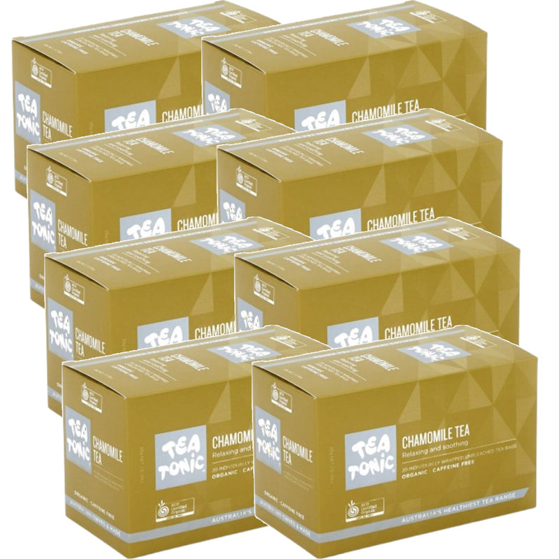 Tea Tonic Individually Wrapped Envelope Tea Bags Chamomile 160 Pack Bulk