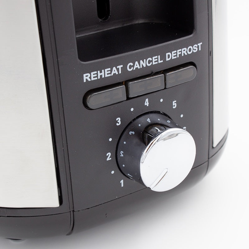 Nero 4 Slice Toaster Long Stainless Steel