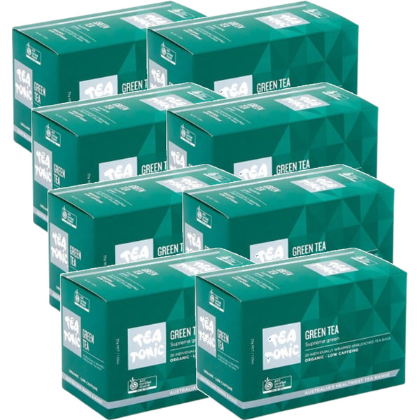 Tea Tonic Individually Wrapped Envelope Tea Bags Green 160 Pack Bulk