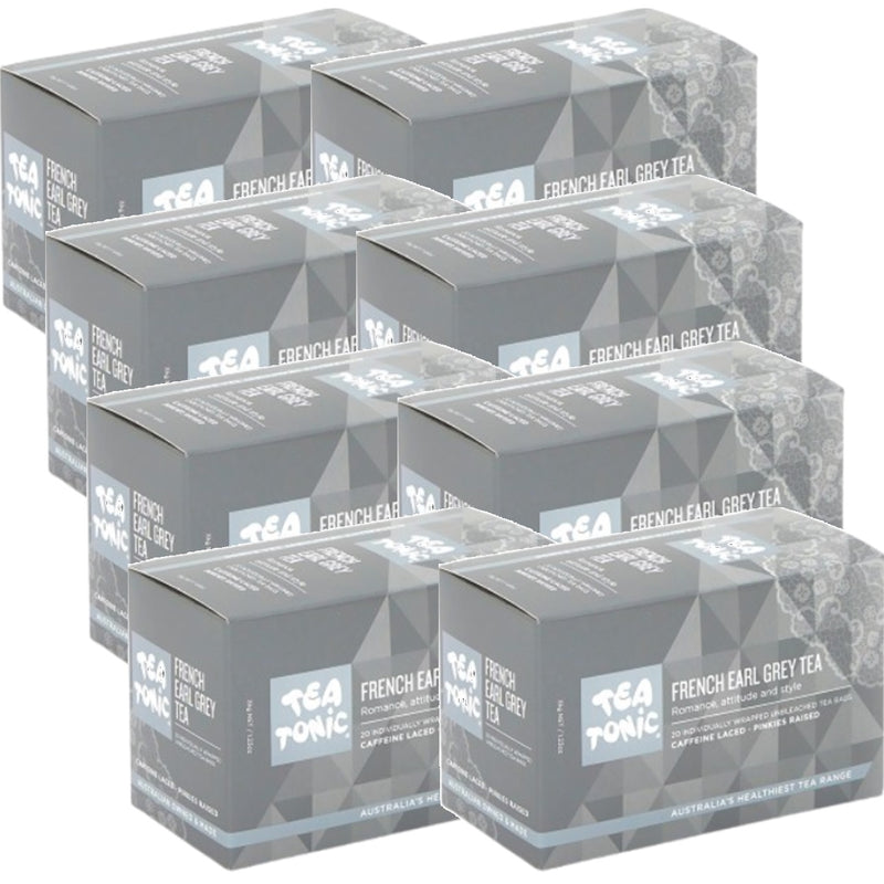Tea Tonic Individually Wrapped Envelope Tea Bags French Earl Grey 160 Pack Bulk