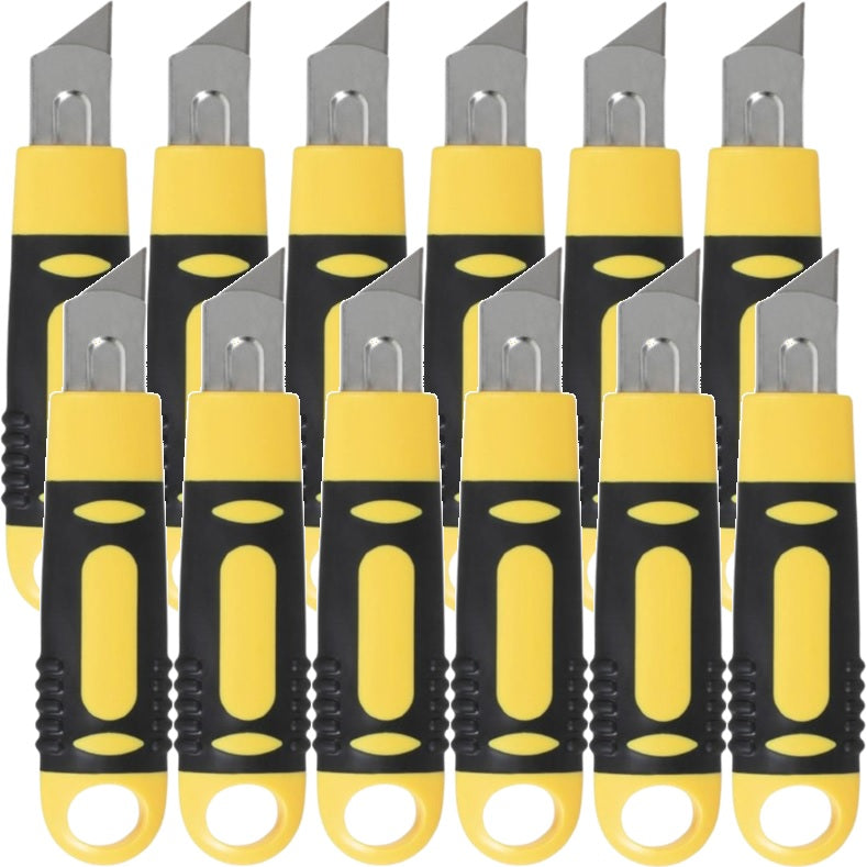 Celco Auto Self Retractable Safety Knife Cutter Warehouse Box 12 Pack