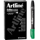 Artline Supreme Permanent Marker Green Box 12