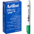 Artline Supreme Whiteboard Marker Green Box 12