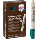 Artline Supreme Brush Marker Dark Green Box 12