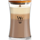 WoodWick Cafe Sweets Trilogy Large Candle Crackles As It Burns 610G Hourglass