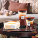 WoodWick Cafe Sweets Trilogy Large Candle Crackles As It Burns 610G Hourglass