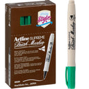 Artline Supreme Brush Marker Green Box 12