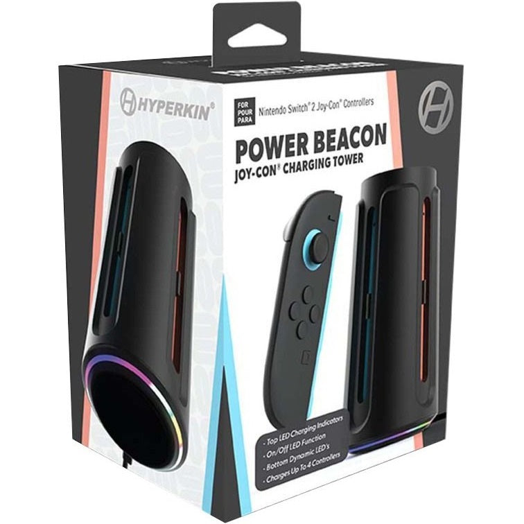 Hyperkin Power Beacon Joy-Con Charging Tower for Nintendo Switch 2 Hub Dock Charger