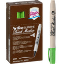 Artline Supreme Brush Marker Yellow Green Box 12