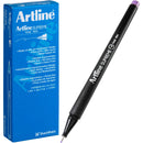Artline Supreme Fineline Pen 0.4mm Pastel Purple Box 12