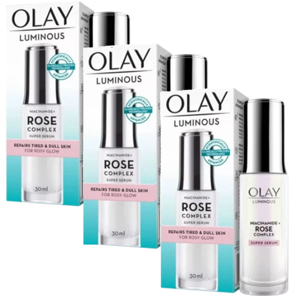 Olay Luminous Niacinamide Rose Complex Super Serum 30ml 3 Pack