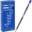 Artline Smoove Ballpoint Pen 1.0mm Blue Box 12