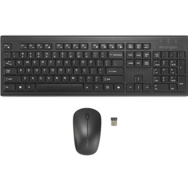 Kensington Keyboard Mouse Set KM270 EQ Wireless Desktop Rechargeable Bundle