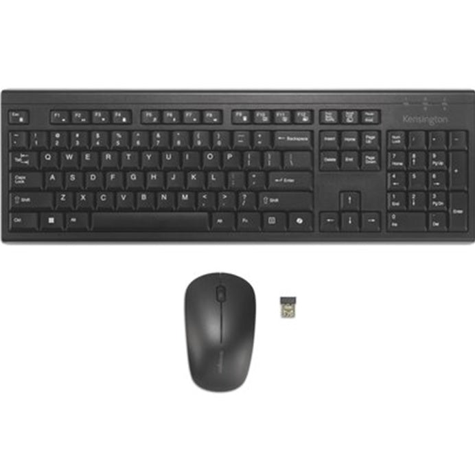 Kensington Keyboard Mouse Set KM270 EQ Wireless Desktop Rechargeable Bundle