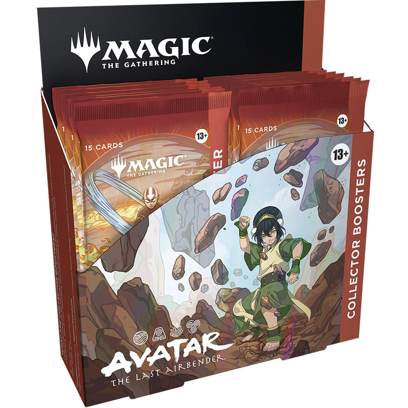 Magic the Gathering Avatar Last Airbender Collector Booster Box Display 12 Packs Sealed Trading Card Game
