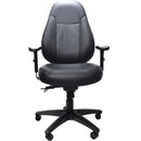 Buro Persona Leather Office Chair Ergonomic with Arms Black
