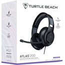 Turtle Beach Atlas 200 Wired Multiplatform Gaming Headphones Headset Microphone Black
