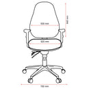 Buro Persona Leather Office Chair Ergonomic with Arms Black