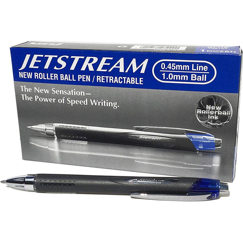 Uni-Ball SXN-210 Jetstream Retractable Rollerball Pen Medium 1.0mm Blue Box 12