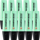 Stabilo Boss Highlighter Pastel Hint Of Mint Green Box 10