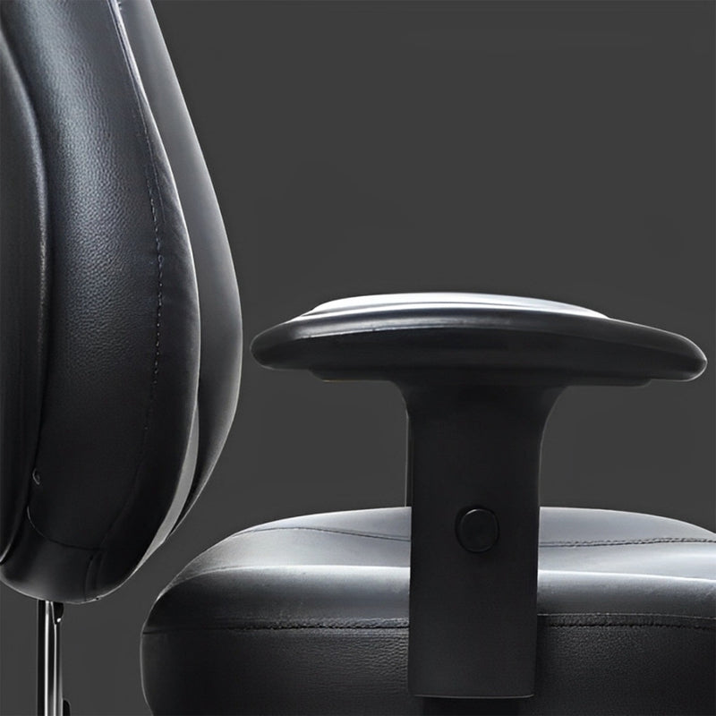 Buro Persona Leather Office Chair Ergonomic with Arms Black