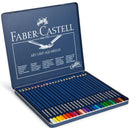 Faber-Castell Watercolour Art Grip Aquarelle Colour Pencils 24 Tin Set