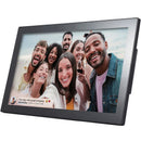 Nivo Frameo 21.5" FHD Smart WiFi Digital Photo Video Frame Black Large