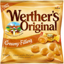 Werther's Original Caramel Creamy Filling Fill Individually Wrapped 125g Pack 12 Box Bag