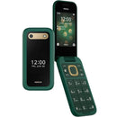 Nokia 2660 Flip Mobile Phone 128MB 2.8" 4G Unlocked Dual Sim Green 1GF012HPJ1A05 - SuperOffice